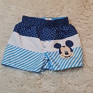 Disney Baby Blue Mickey Mouse Swim Shorts